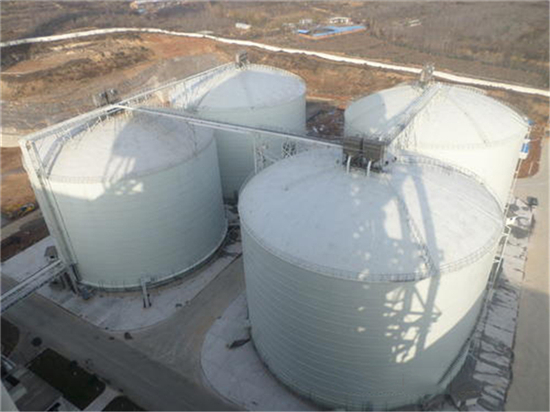 梅州5000吨立式粉煤灰储存罐